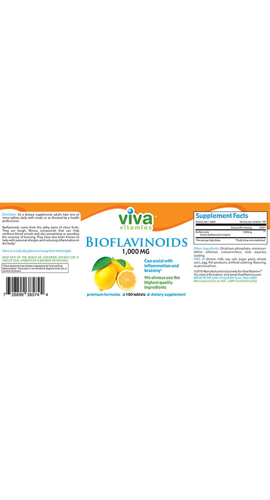 Bioflavinoids 1,000 mg (100 tabs)