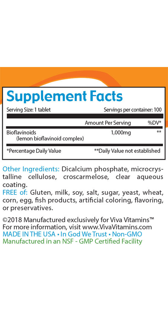 Bioflavinoids 1,000 mg (100 tabs)