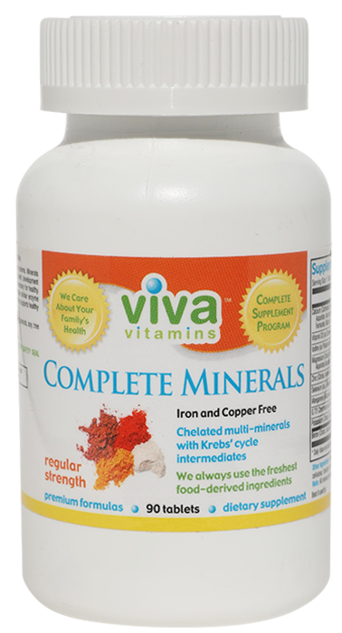 Complete Minerals – Regular Strength Iron and Copper Free