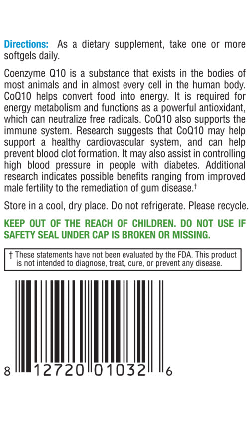 Coenzyme Q10- Ubiquinol