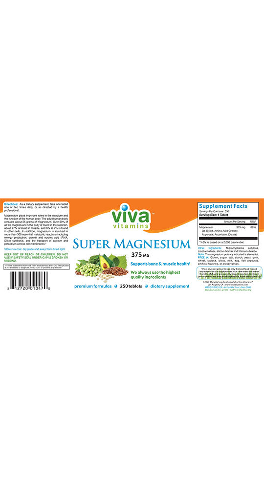 Super Magnesium 375 mg