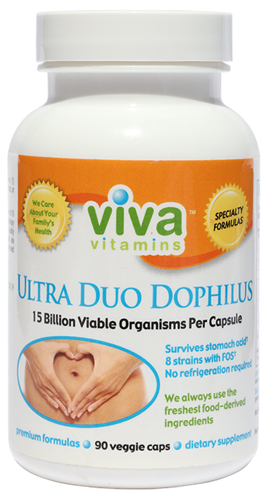 Ultra Duo Dophilus – 15 Billion Organisms 90 Veggie Caps